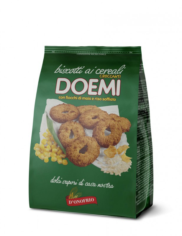 BISCOTTI AI CEREALI CON FIOCCHI DI MAIS E RISO SOFFIATO