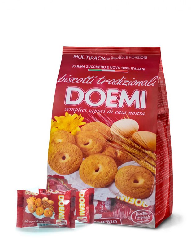 BISCOTTI TRADIZIONALI MULTIPACK 12 SINGOLE PORZIONI