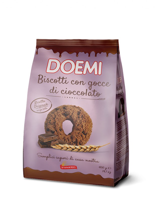 BISCOTTI CON GOCCE DI CIOCCOLATO